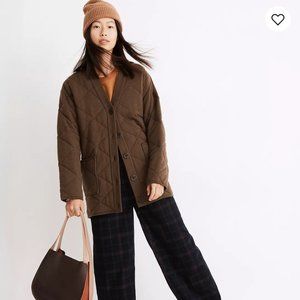 Madewell Quilted Long Cardigan Sweater - NWT
